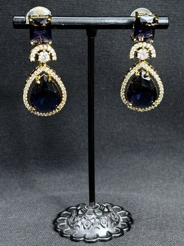 Rose_Radiance_Purple_Drop_Earrings_For_Women