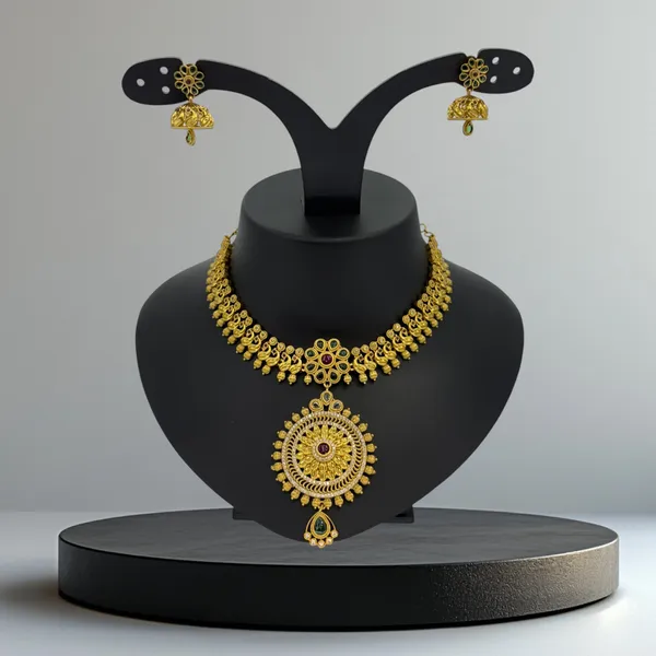 Traditional_Gold-Plated_Lakshmi_Coin_&_Temple_Design_Necklace_Set