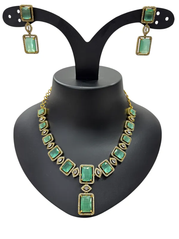 Mint_Green_American_Diamond_Stone_Necklace_with_Earring_Set_For_Women