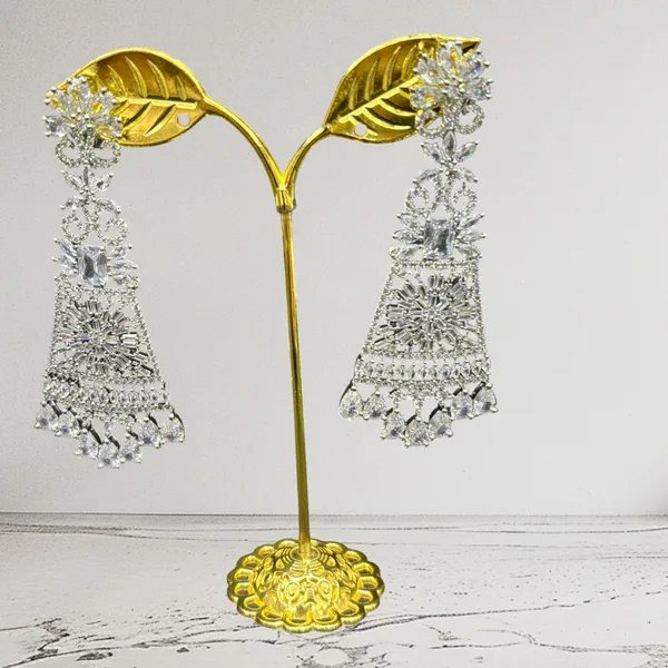 Silver_Tone_American_Diamond_Stone_Earring_Set_For_Women