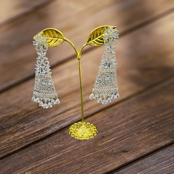 Silver_Tone_American_Diamond_Stone_Earring_Set_For_Women