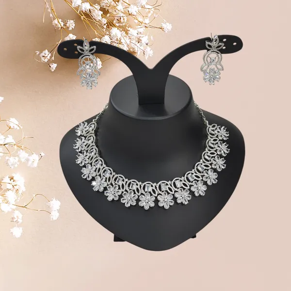 Silver_Tone_American_Diamond_Stone_Necklace_with_Earring_Set_For_Women