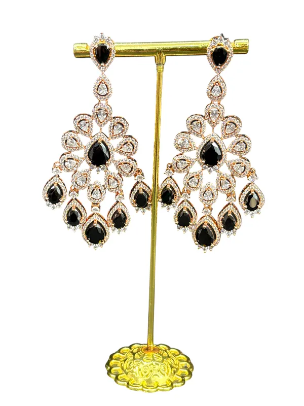 Dark_Black_American_Diamond_Stone_Earring_Set_For_Women