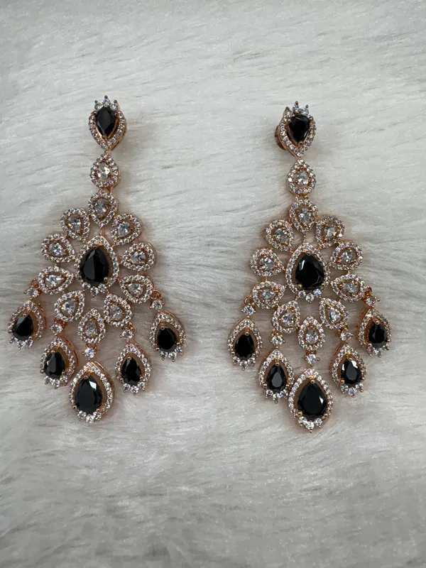 Dark_Black_American_Diamond_Stone_Earring_Set_For_Women