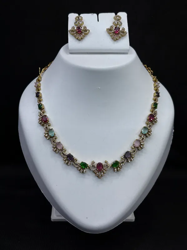 Royal_Carnival_Multicolor_Stone_Necklace_with_Earring_Set_For_Women