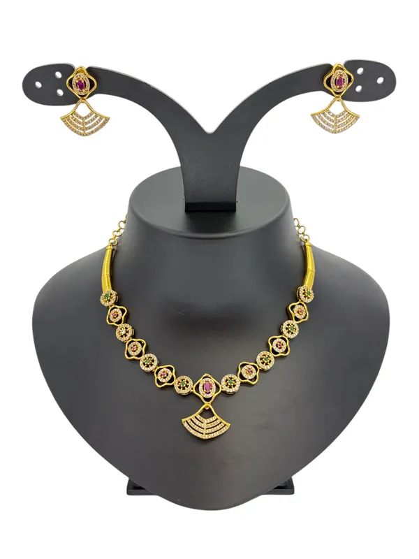 Ruby_Radiance_Gold_Plated_Necklace_Set