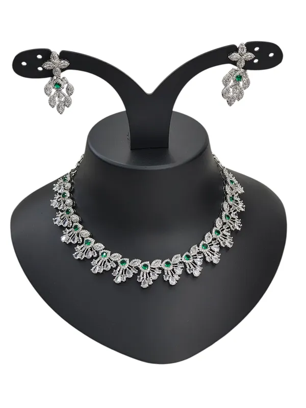 Pine_Green_American_Diamond_Stone_Necklace_with_Earring_Set_For_Women