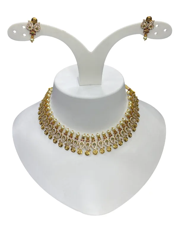 Matt_Gold_Regal_Pearl_Temple_Choker_Set_For_Women