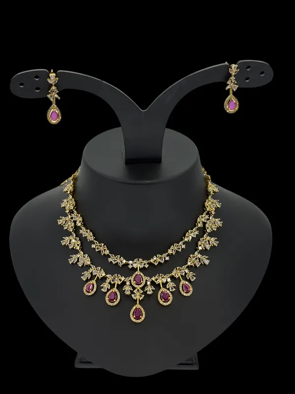 Royal_Ruby_Leaf_Necklace_Set