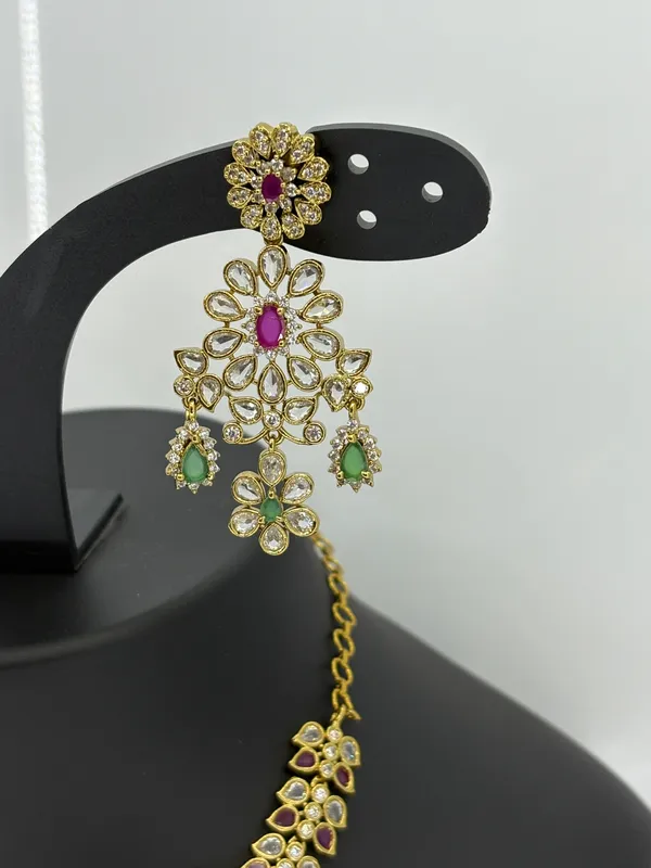 Regal_Emerald_&_Ruby_Bridal_Necklace_Set