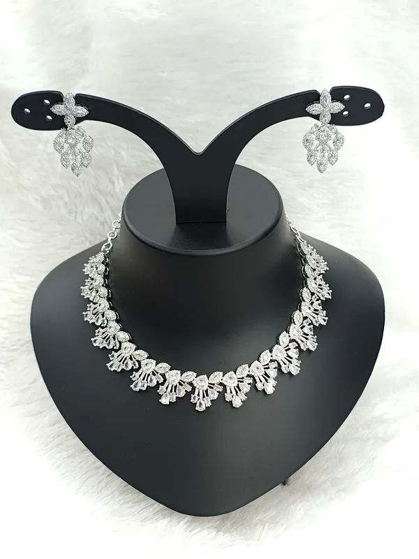 Silver_Tone_American_Diamond_Stone_Necklace_with_Earring_Set_For_Women