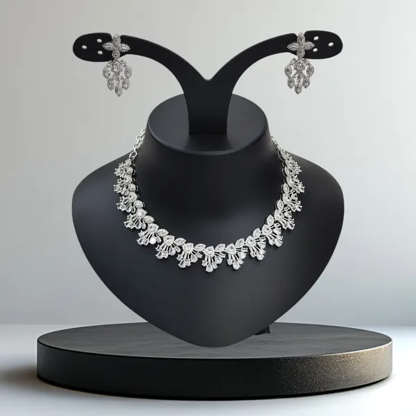 Silver_Tone_American_Diamond_Stone_Necklace_with_Earring_Set_For_Women