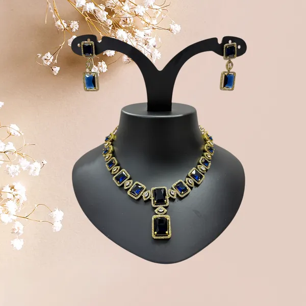 Navy_Blue_American_Diamond_Stone_Necklace_with_Earring_Set_For_Women