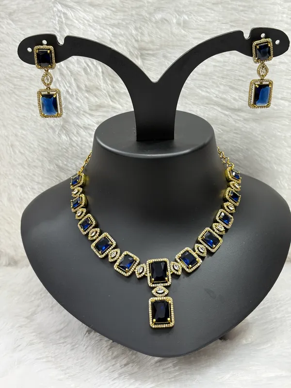 Navy_Blue_American_Diamond_Stone_Necklace_with_Earring_Set_For_Women