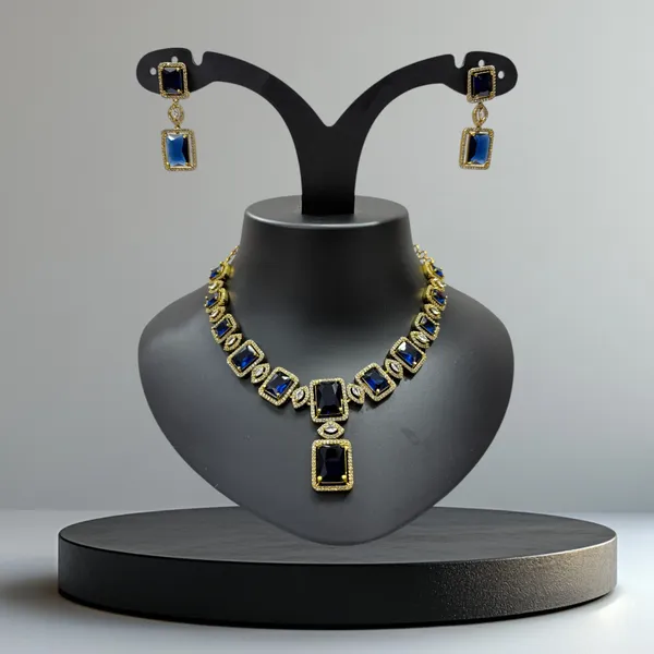 Navy_Blue_American_Diamond_Stone_Necklace_with_Earring_Set_For_Women