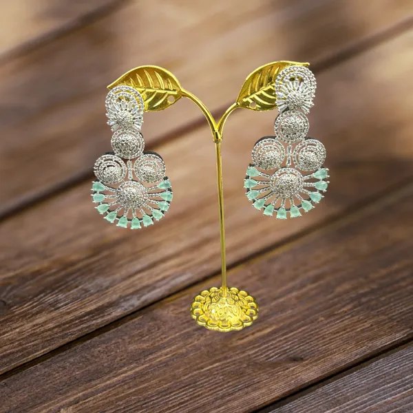 Mint_American_Diamond_Stone_Earring_Set_For_Women