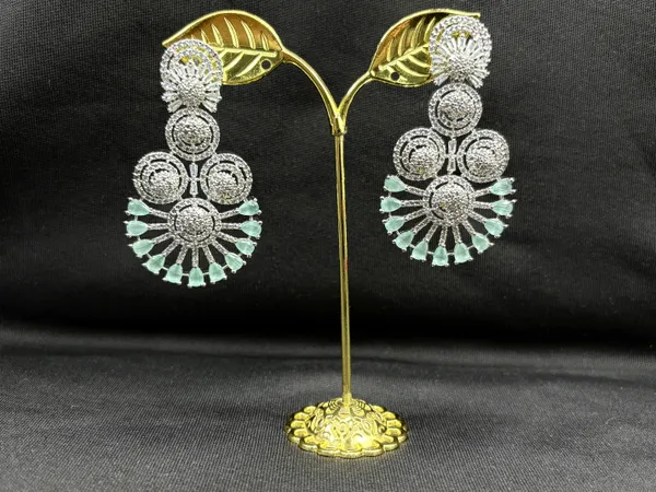 Mint_American_Diamond_Stone_Earring_Set_For_Women