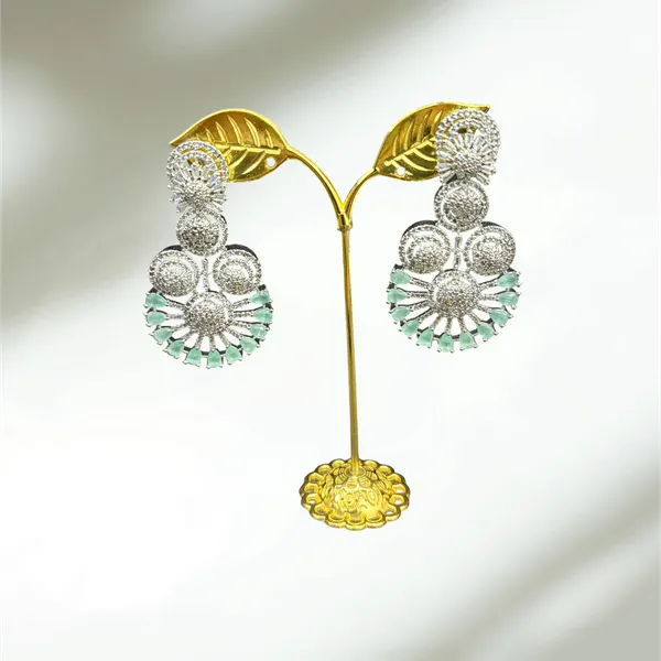 Mint_American_Diamond_Stone_Earring_Set_For_Women