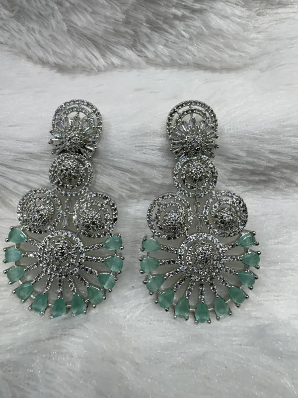Mint_American_Diamond_Stone_Earring_Set_For_Women