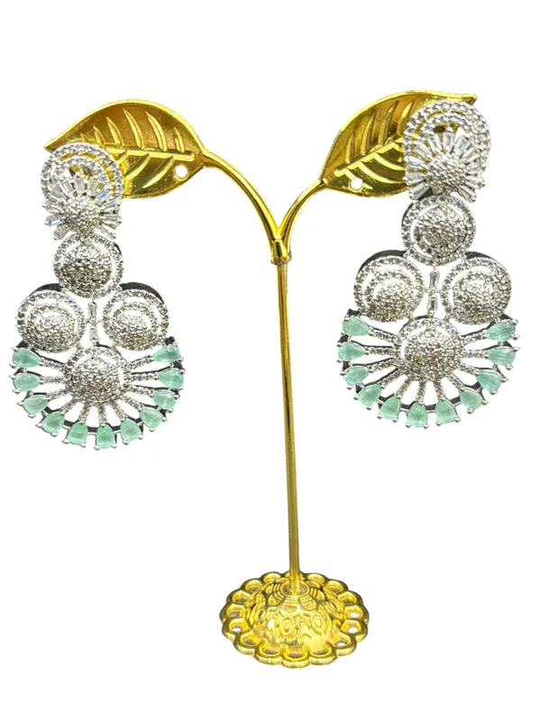 Mint_American_Diamond_Stone_Earring_Set_For_Women