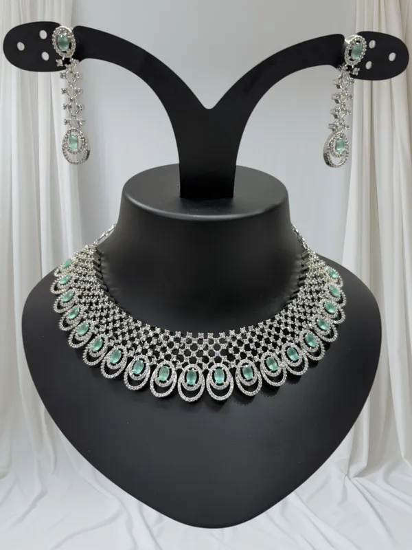 Mint_Green_American_Diamond_Stone_Choker_Necklace_with_Earring_Set_For_Women