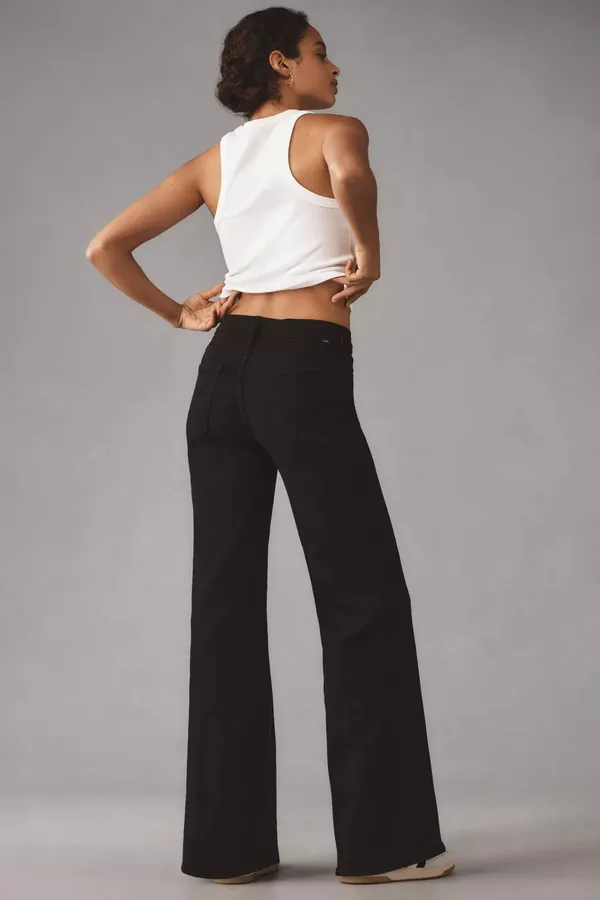 Black_Cotton_Blend_Flared_High_Rise_Jeans_For_Women