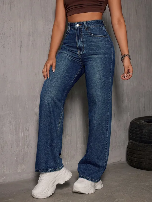 Blue_Denim_Lycra_Blend_Regular_High_Rise_Jeans_For_Women