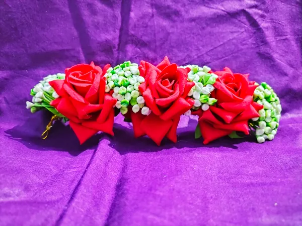 Delilah_Royal_Red_Rose_Bridal_Gajra_for_wedding_and_festive_occassion