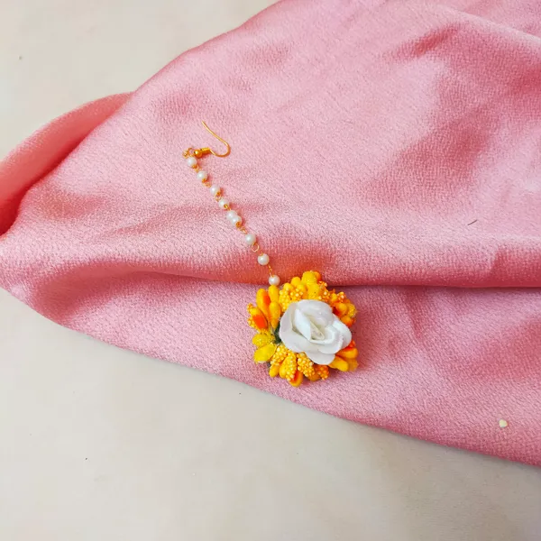 Yellow_&_White__Shura_Fabric_Flower_Jewellery__For_Girls_&_Women