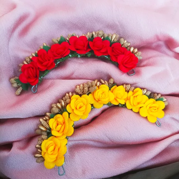 Red_And_Yellow__Caroline_Fabric_Hair_Brooch_For_Girls_&_Women