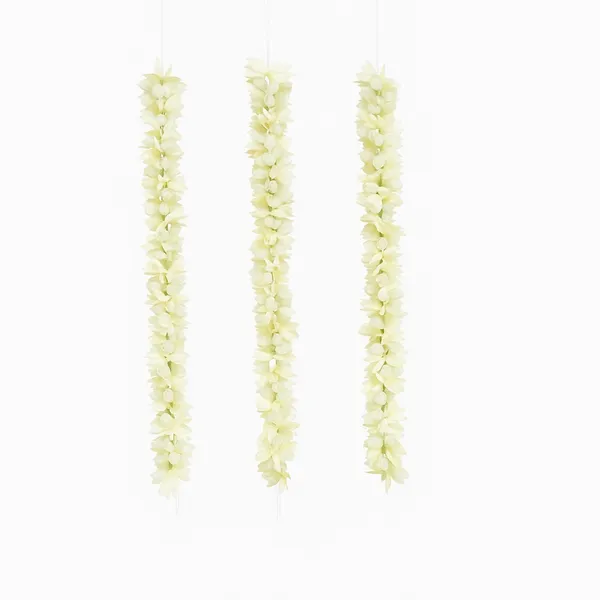 White__Pravya_Fabric_Hair_Gajra_&_Veni_For_Girls_&_Women