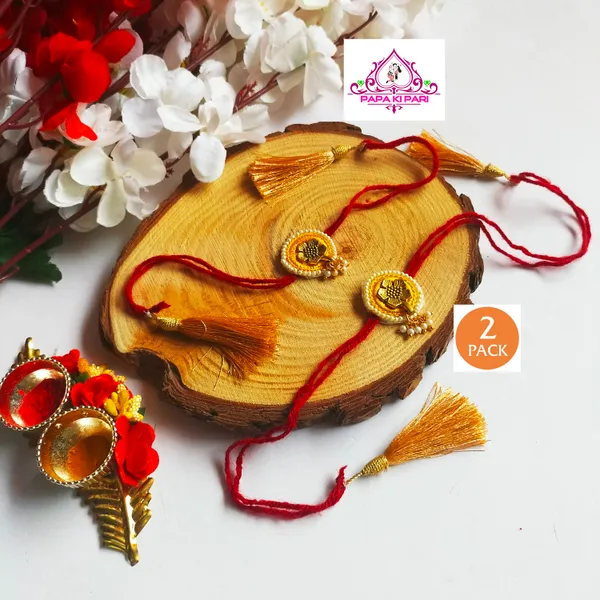 Red_Gold_Moksha_Rakhi_Bond_&_Blessings