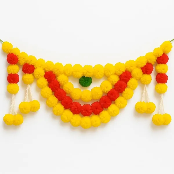 ZENDU_ROUND_Artificial_Marigold_Toran_for_Home_Decoration