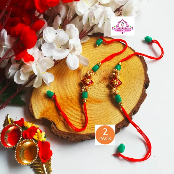 Red_Green_Padma_Rakhi_Bond_&_Blessings