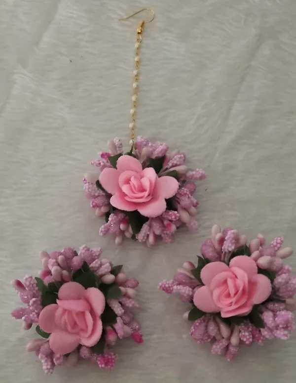 Pink_Moksha_Fabric_Flower_Jewellery__For_Girls_&_Women