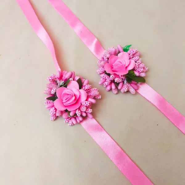 Pink_Silk__Sharmila_Fabric_Flower_Jewellery__For_Women