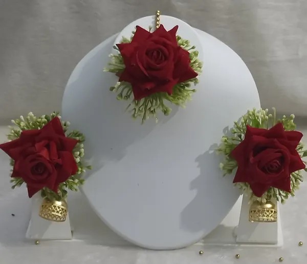 Red_Manya_Fabric_Flower_Jewellery__For_Girls_&_Women