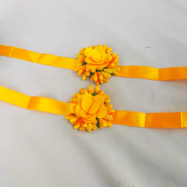 Yellow__Shreya_Fabric_Flower_jewellery_For_Women