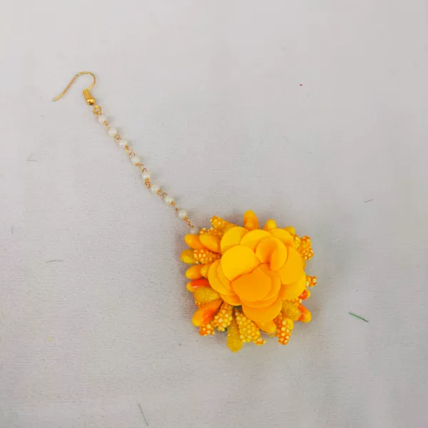 Yellow__Shreya_Fabric_Flower_jewellery_For_Women