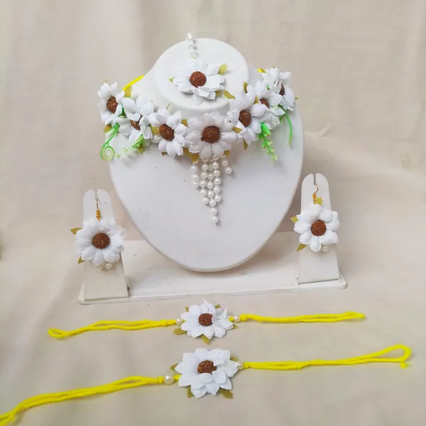 White__Avni_Fabric_Floral_Jewellery_For_Women