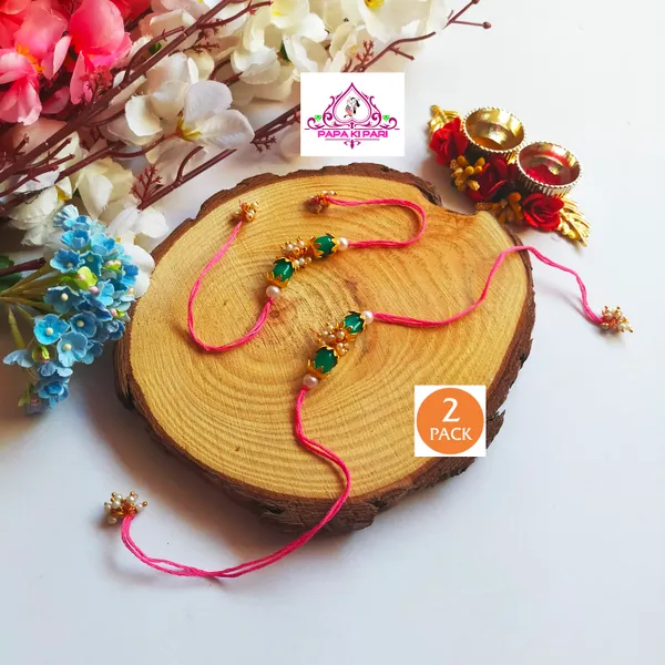 Red_Green_Mohini_Rakhi_Bond_&_Blessings
