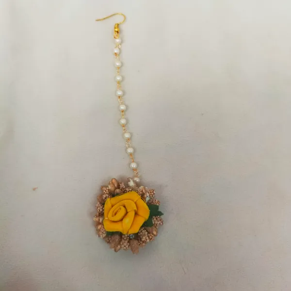 Yellow_&_Gold__Sakshi_Fabric_Flower_Jewellery__For_Girls_&_Women