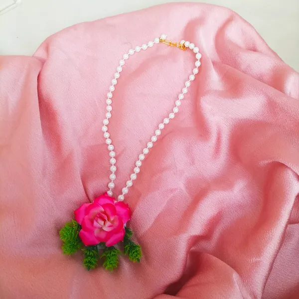 Pink_&_Green__Aadhya_Fabric_Floral_Jewellery_For_Women