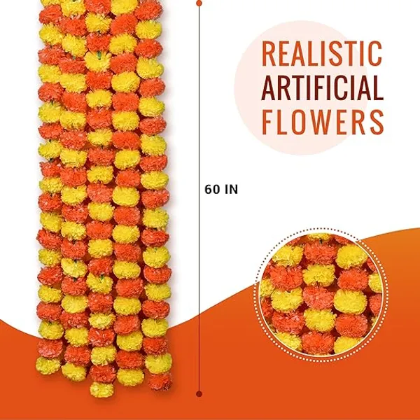 KALINDI__Yellow_Orange_Artificial_Marigold_Mala_for_Home_Decoration