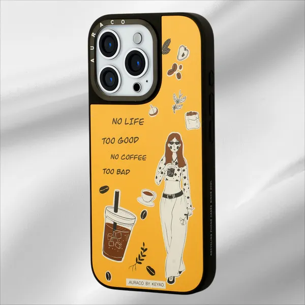 Back_Cover_Illustrations_Coffee_Girl_Iphone_16_Pro_Phone_Case