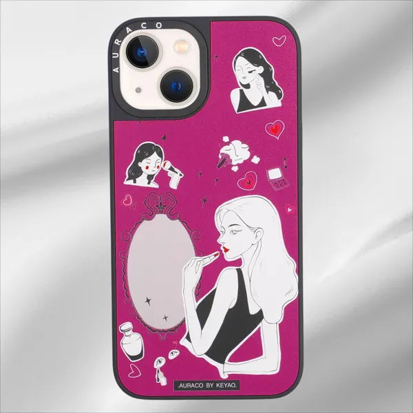 Back_Cover_Makeup_Girl_Iphone_13/14_Phone_Case