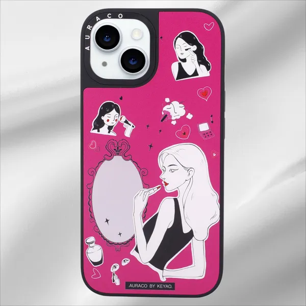 Back_Cover_Makeup_Girl_Iphone_15_Phone_Case