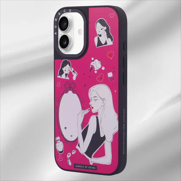 Back_Cover_Makeup_Girl_Iphone_16_Phone_Case