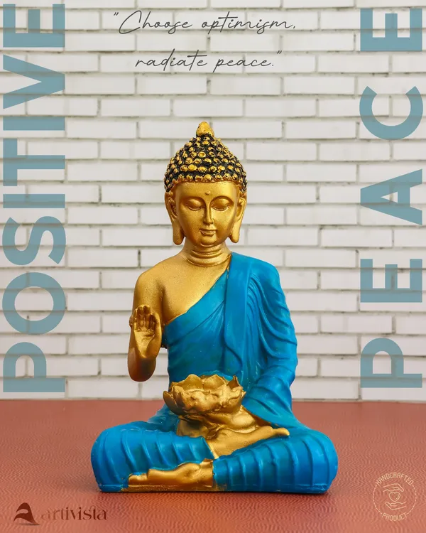 Ashirwad_Blue_Buddha_Statue