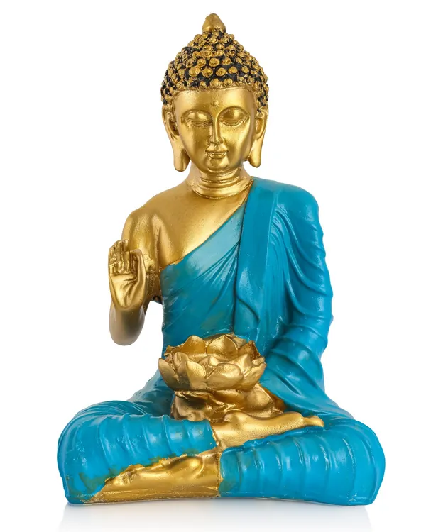 Ashirwad_Blue_Buddha_Statue